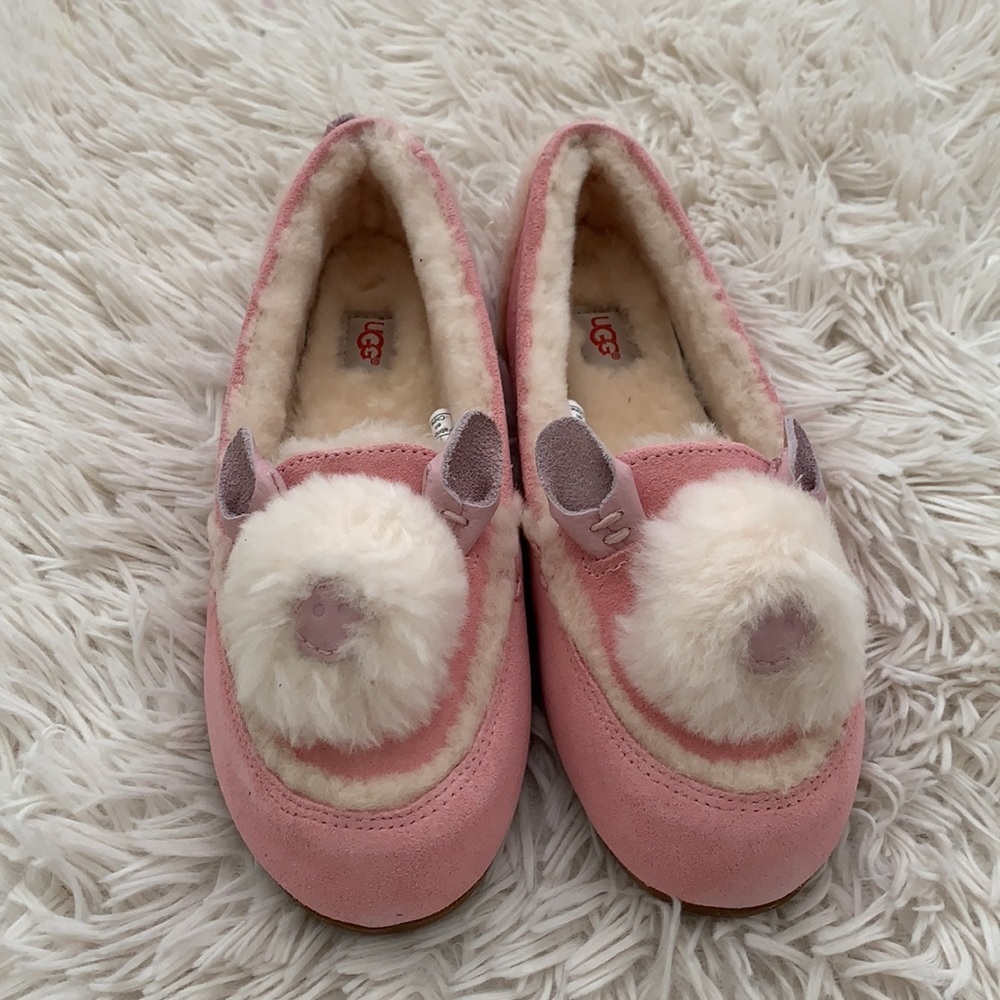 UGG Hailey suede shearling lined moccasin